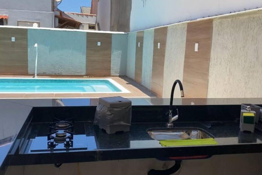 Casa Com Piscina, Grande E Espacosa No Condominio Dos Passaros Cabo Frio Kültér fotó